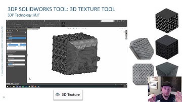 How To Use The SolidWorks 3D Texture Tool for 3D Printed Parts