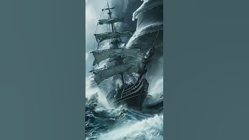 Is it Massive Tidal Wave or Tornado Behind the ship? #tidalwave #ship  #scaryocean