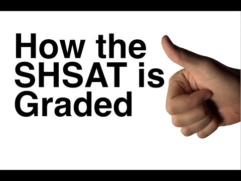 Shsat Grading Chart