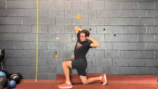 Wall) Split Stance Circles