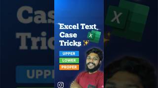 Excel Text Case Tricks ✨ | UPPER, LOWER & PROPER | #Time2Tech #excel #exceltips #exceltricks