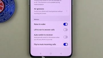 Flip to mute incoming calls on OPPO Reno8 T 5G Android 14