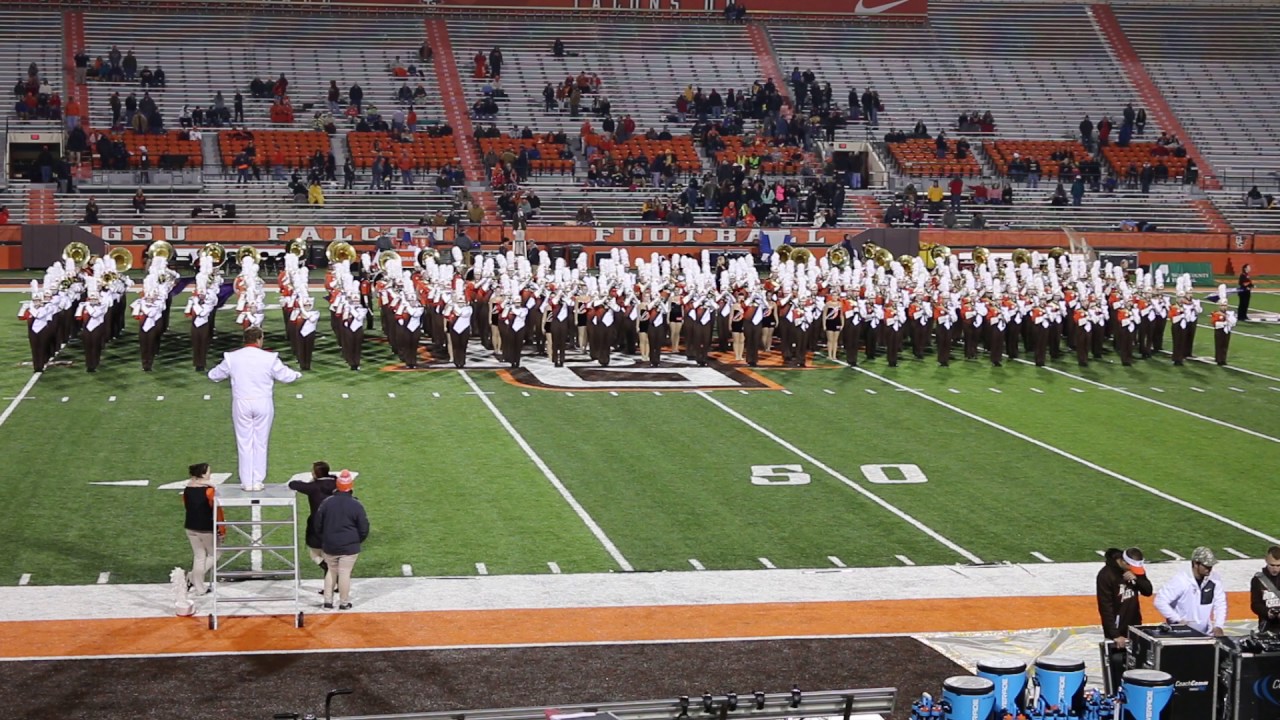 BGSU Falcon Marching Band Performance of 
