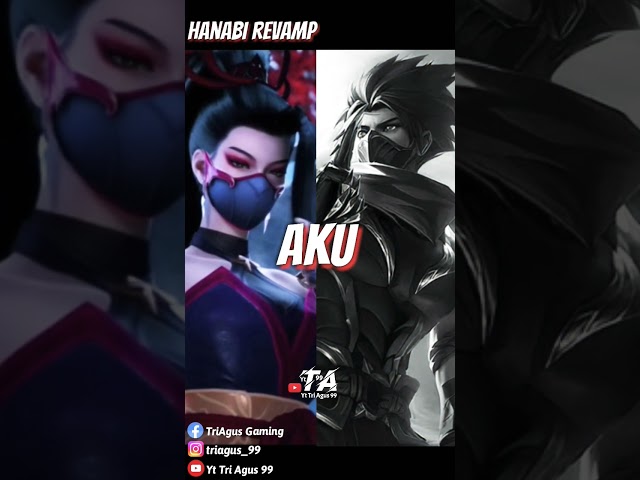 Percakapan Hero Hanabi Revamp Dan Hayabusa Mobile Legends Indonesia #shorts class=