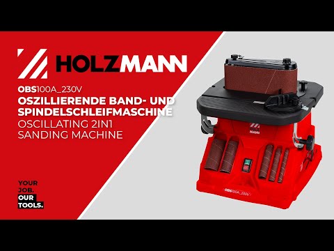 Осциляційно-шпиндельний шліфувальний верстат Holzmann OBS100A, видео 1