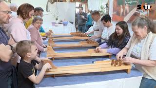 Das 16. Tischkegel-Turnier In Pößneck Des 1. Pößnecker Tischkegelverein.