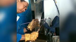 Brazing pipa tembaga pakai kawat Kuningan