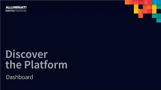 Aluminate Community Builder Community Platform Dashboard