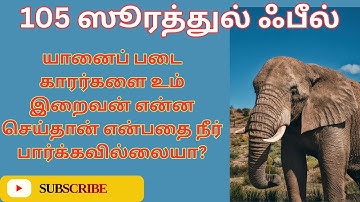 105 ஸூரத்துல் ஃபீல் – سورة الفيل குர்ஆன் விளக்கம் தமிழில் – எளிமையான நடை @tiabooks