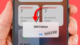 iPhone Sim Failure Problem / Fixed