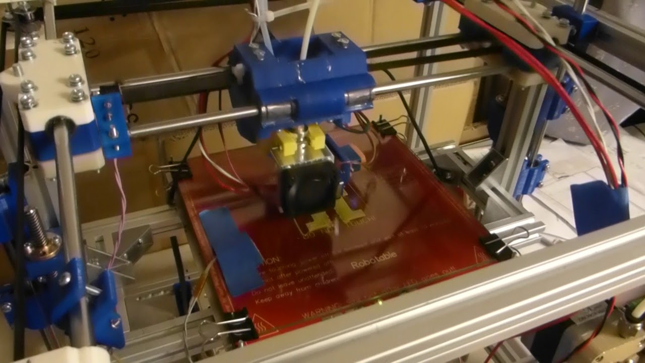 Home Made DIY CoreXY 3D Printer No.26 (I referred to Sparkcube) 自作　3D　プリンター