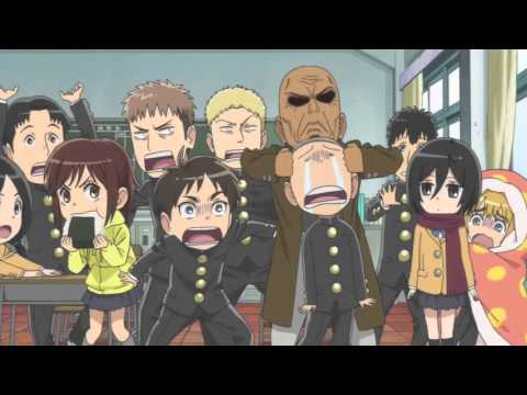 Shingeki! Kyojin Chuugakkou OP 「青春は花火のように」
