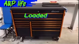 Experienced A&P mechanic toolbox tour Friday!  Subscriber submitted! Snap-on box tour. Loaded screenshot 5