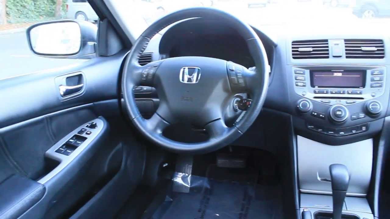 2007 Honda Accord Silver Stock 140313a Interior Youtube