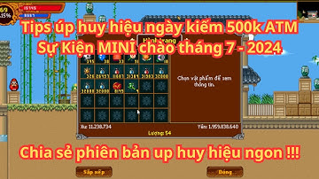 NC1988 NSO| Tips úp huy hiệu sự kiện MINI chào tháng 7 2024 | ninja school online