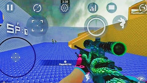 Strike Port Destruction | AWP Atheris + Navaja Knife Fade spd csgo | Offline Fps Android Gameplay
