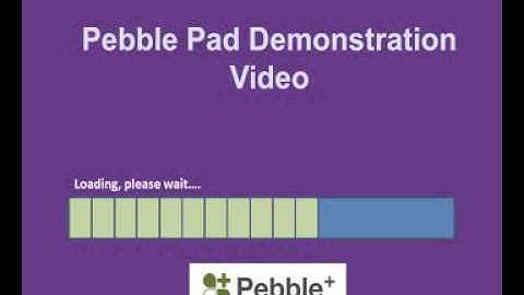 Pebble Pad  Video AVI