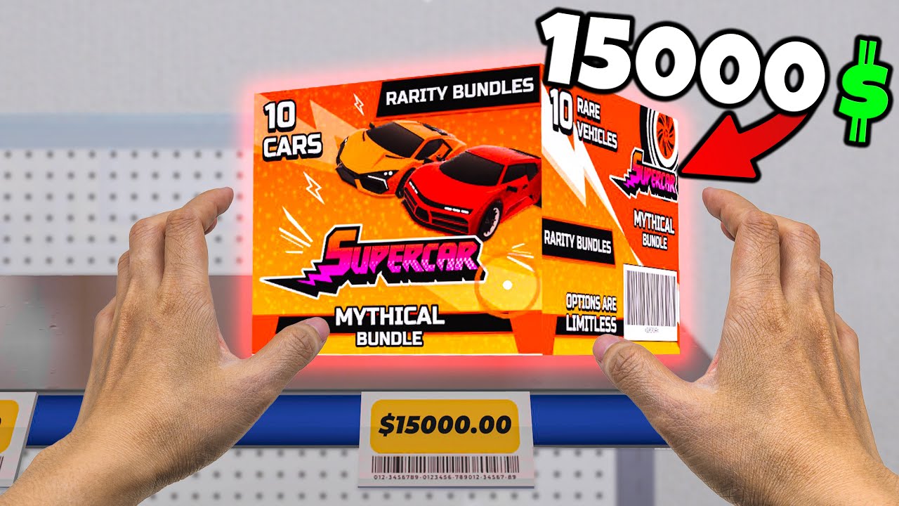 ❄️ STWORZYŁEM NAJDROŻSZĄ PACZKE ZA 15000$!? | Supercar Collection Simulator