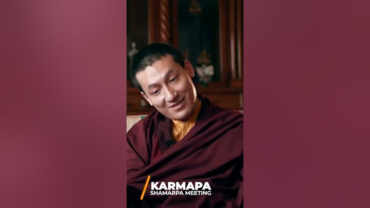 Karmapa and Shamarpa first time meeting Karmapa and Shamarpa first time meeting