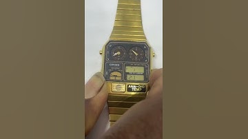 Citizen-Ana-Digi Temp Vintage Watch Japan