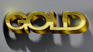 How to create realistic looking gold text effect in Procreate -3D tutorial screenshot 5