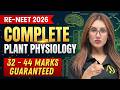 Score 40+ Marks in RE-NEET 2026! 🎯 Complete Plant Physiology Revision | Shivani Maam