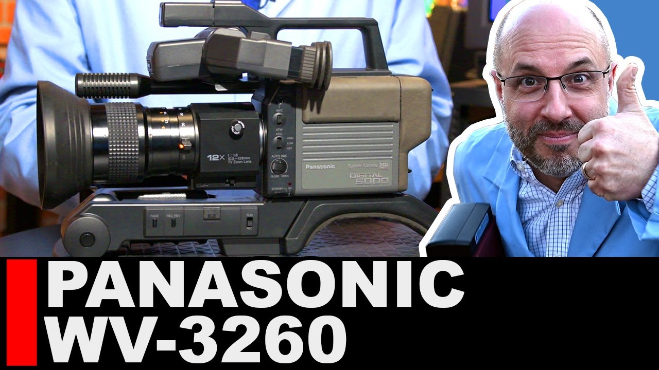 Panasonic WV-3260 review: Old School Cool Cam! - YouTube