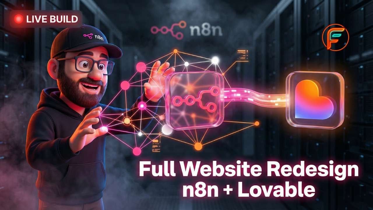 Full Website Redesign n8n + Lovable - YouTube