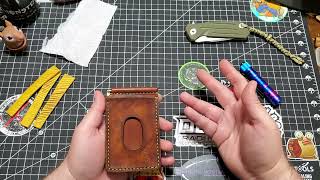 A wallet Prototype from Lancelot Leather!