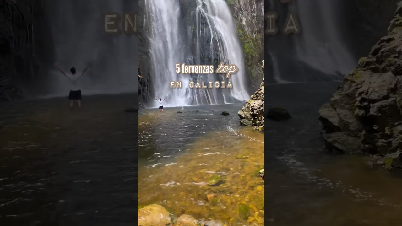 Las 5 fervenzas que más nos han gustado de Galicia😍 #naturaleza #rutas #cascada