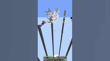 Wind charges are carrying me! Minecraft Pillars of Fortune #minecraftshorts #cubecraft