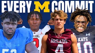 Every 2023 Michigan Football Commit!