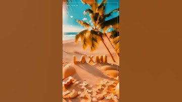 Laxmi Name Art || Name Trending Tutorial Video 📸🥰 LAXMI || Comment Your Name 📛 🎨🎨 || Laxmi Name