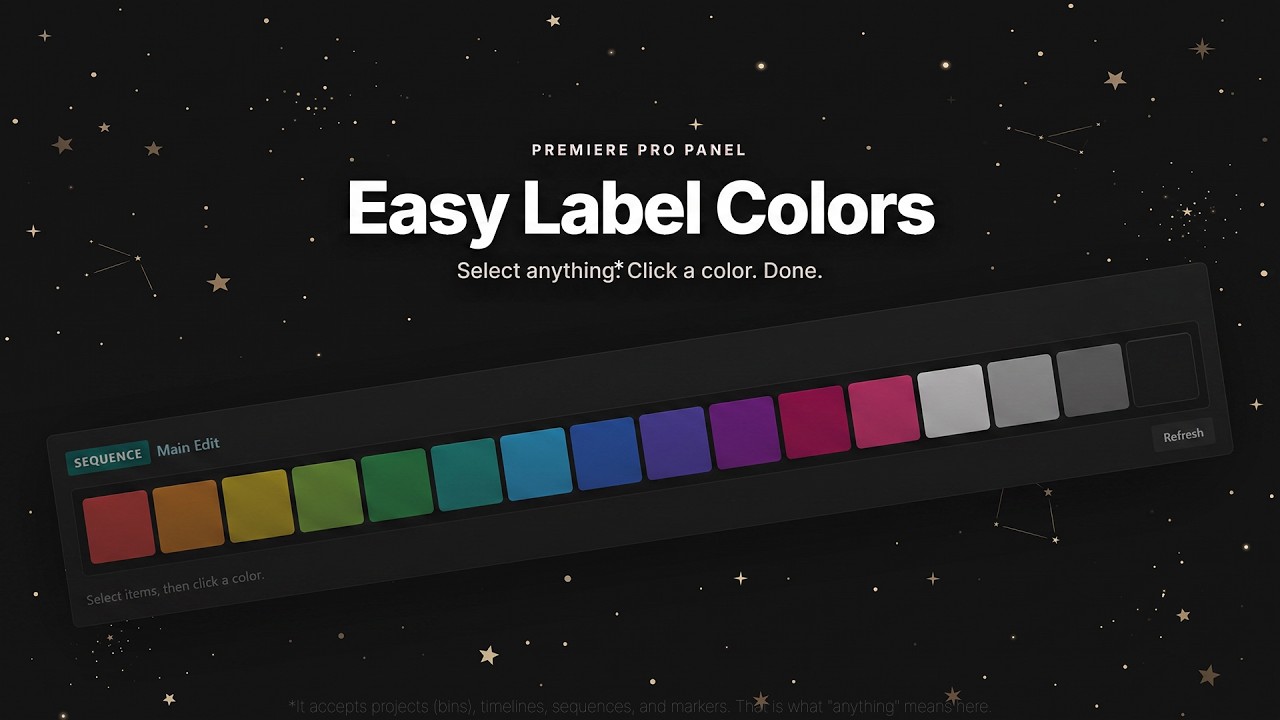 Easy Label Colors for Premiere Pro