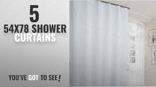 Top 10 54X78 Shower Curtains [2018]: Ufaitheart Shower Stall Extra Long Shower Curtain 54" x 78"