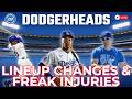 Mookie Betts dropped in lineup, Kiké Hernández injury, Kendall George injured because of bat dog?