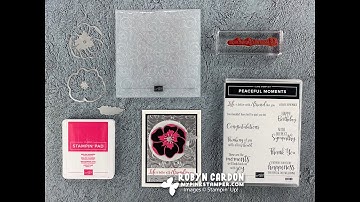 Stamping Techniques - Make a dry embossed background w/ Stampin