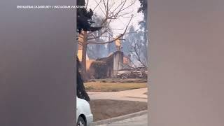 Altadena Man Astounded to See His House Is the Only One on His Block to Survive Fire