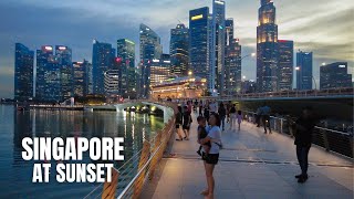 Singapore City at Sunset (January 2023)