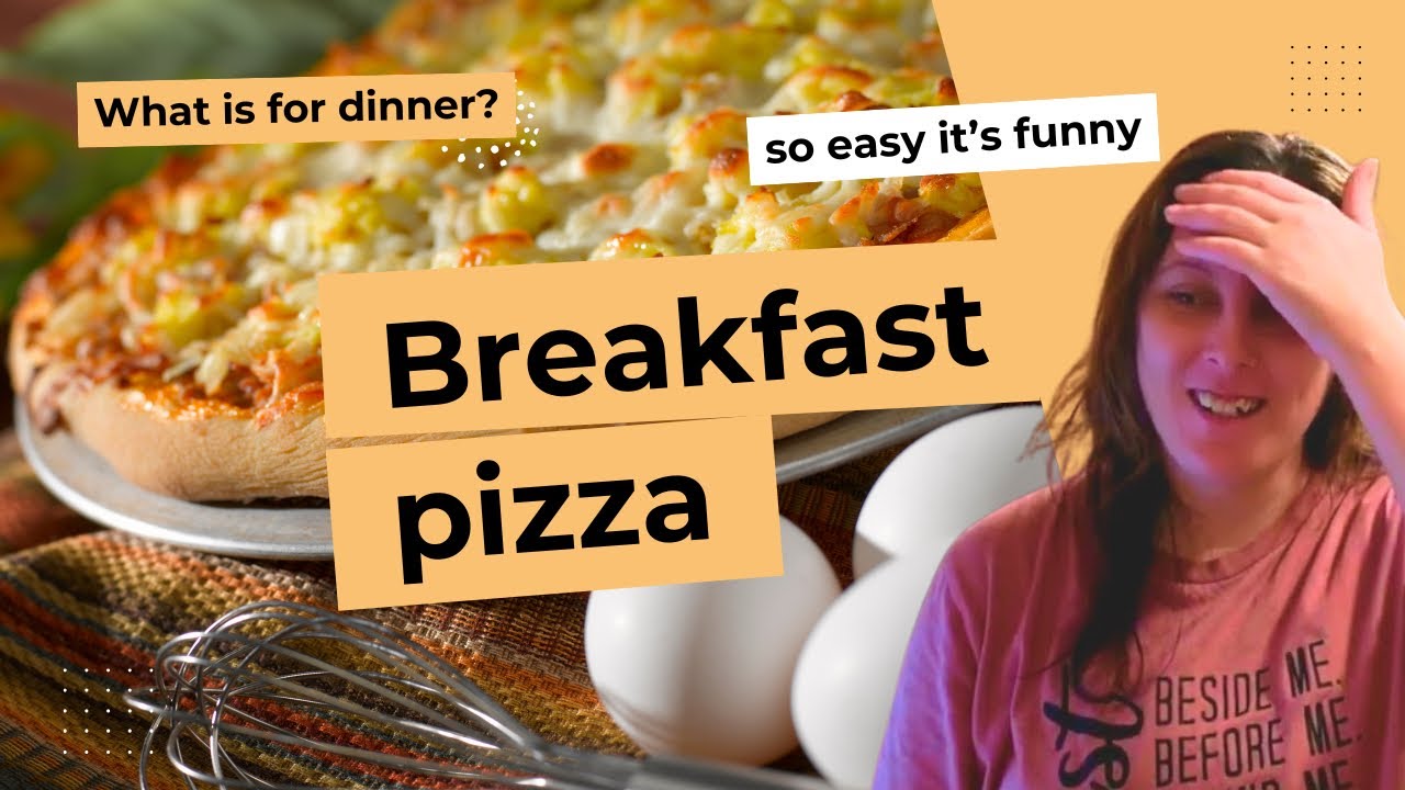 Давайте приготовим пиццу на завтрак — простой завтрак, простой ужин.