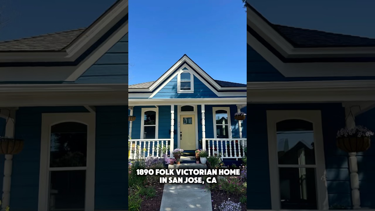 1890 Folk Victorian home listed for $1,299,000 in San Jose, CA #bayarea  #bayarearealestate #sanjose