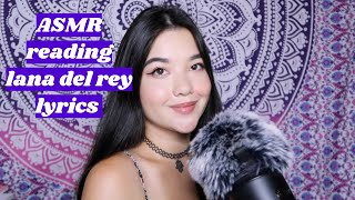ASMR Softly Speaking Lana Del Rey Lyrics (Soft Spoken) screenshot 5