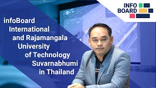 infoBoard International Co., Ltd. and Rajamangala University of Technology Suvarnabhumi in Thailand