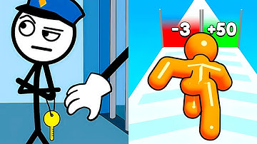 Thief Puzzle vs Tall Man Run: The ULTIMATE Brains vs Brawn BATTLE! BE45