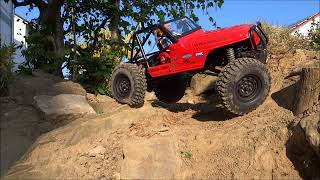 Team Ottsix Racing 1.9 Voodoo KLR-M/T Tire - Red Compound - Test