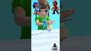 HELP! SONIC TROLL BY LAVA MARIO HE NEED FULL WATER!💦😰#shorts #gaming #youtubeshorts #games #sonic