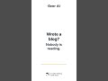 From Blog Post to Viral Reel in One Click 🚀 | Made with Ozor