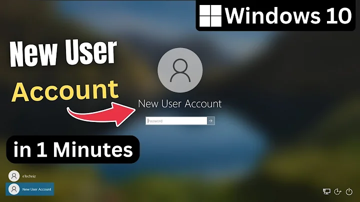 How To Create New User Account On Windows 10 ( 2025 )