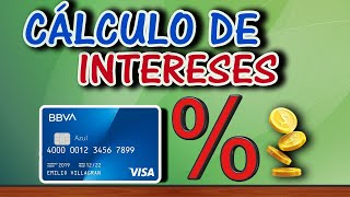 ¿Cómo se calculan los INTERESES a de la TARJETA DE CRÉDITO? #dinero