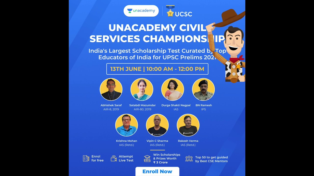 India’s largest scholarship test for UPSC CSE Aspirants